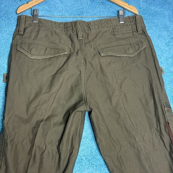 J Brand Mens Straight Leg Cargo Mens Pants 36x32 Olive Green Cotton Fits 36x30.5 - Picture 7 of 16